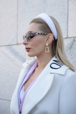 Milano Moda Haftası boyunca şehrin sokakları Şubat 2020