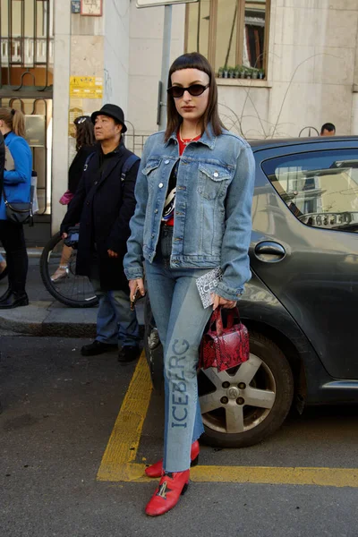 밀라노 Milan Fashion Week 2020 — 스톡 사진