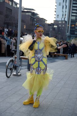 Moda Haftası 'nda Milano sokakları Şubat 2020