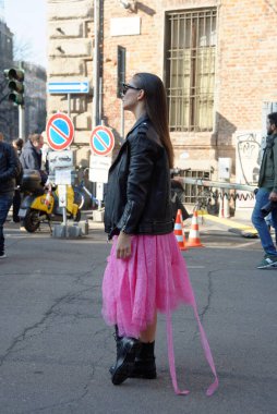 Moda Haftası 'nda Milano sokakları Şubat 2020
