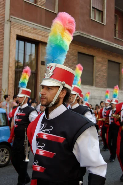 Tha Sfilata Annuale Milano Dedicata Mondo Gay Lesbico Milano Pride — Foto Stock