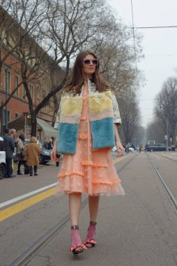 Milan Moda Haftası 2017 'de Milano sokakları ve yeri