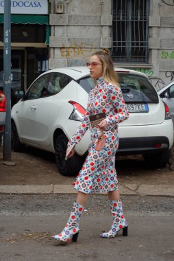Milan Moda Haftası 2017 'de Milano sokakları ve yeri