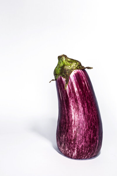 Eggplant isolated on white