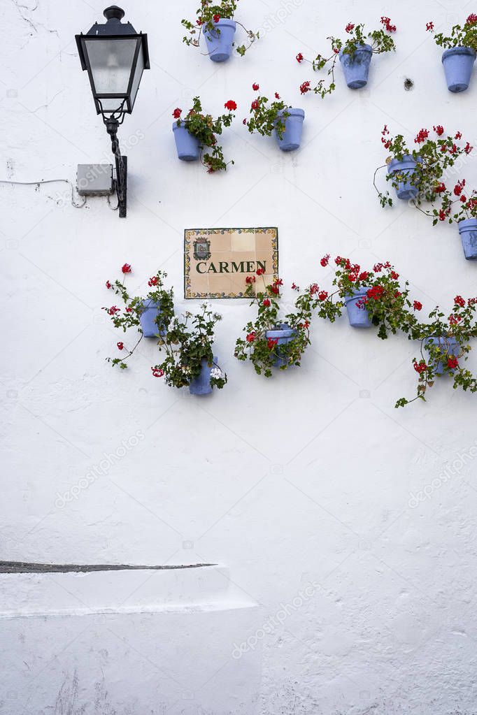 Streets, corners and details of marbella.Spain