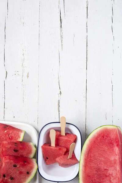 Sladký dezert meloun lahodný osvěžující letní ovoce — Stock fotografie