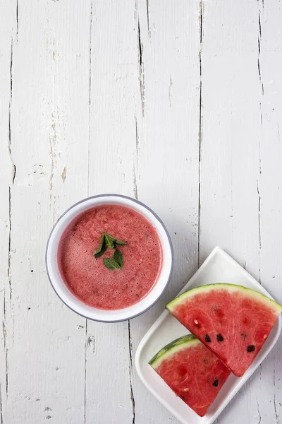 Sandía deliciosa fruta fresca de verano postre dulce — Foto de Stock