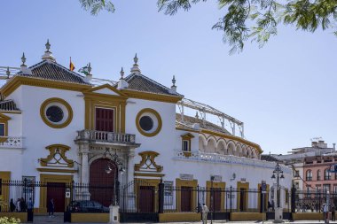 Sokaklar ve Sevilla köşelerinde. Andalusia. İspanya