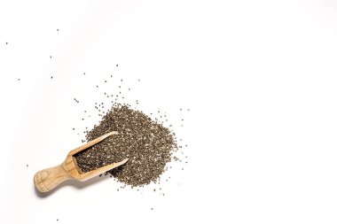 Chia tohum ahşap tahta üzerinde