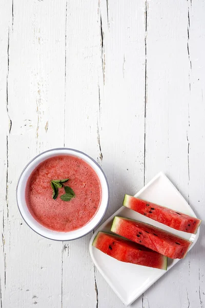 Sandía deliciosa fruta fresca de verano postre dulce — Foto de Stock