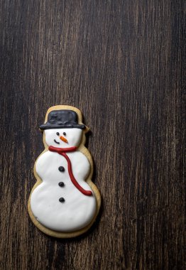 Tahta masada Noel kurabiyeleri