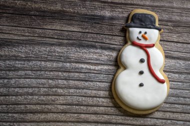 Tahta masada Noel kurabiyeleri