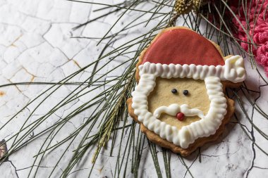 Tahta masada Noel kurabiyeleri