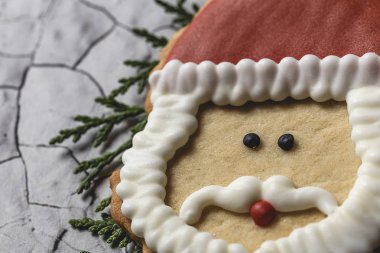 Tahta masada Noel kurabiyeleri