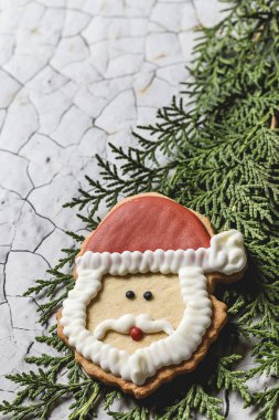 Tahta masada Noel kurabiyeleri