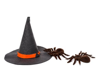 Cadılar Bayramı dekorasyon arka plan. İzole