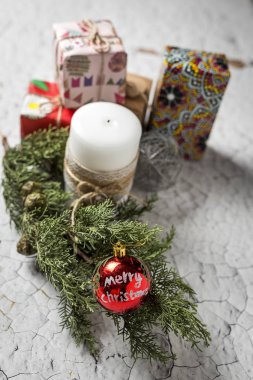 Noel hediye kutuları arka plan