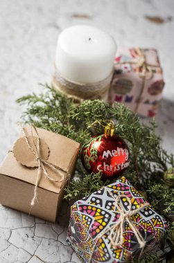 Noel hediye kutuları arka plan