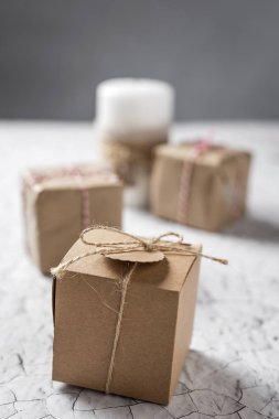 Noel hediye kutuları arka plan