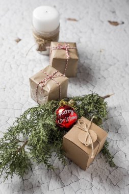 Noel hediye kutuları arka plan