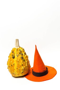 Cadılar Bayramı dekorasyon arka plan. İzole