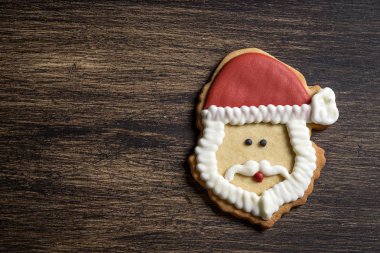 Tahta masada Noel kurabiyeleri