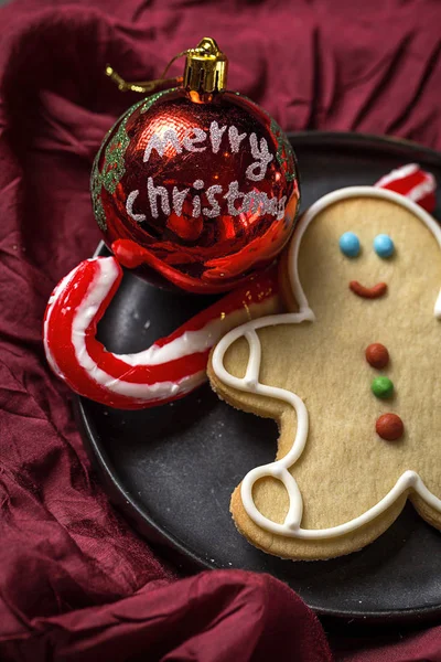 Tahta masada Noel kurabiyeleri