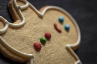 Tahta masada Noel kurabiyeleri