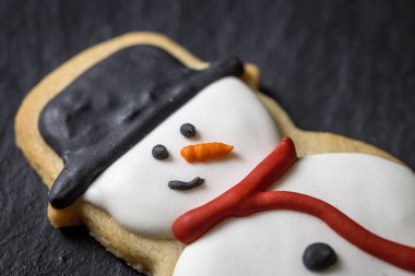 Tahta masada Noel kurabiyeleri