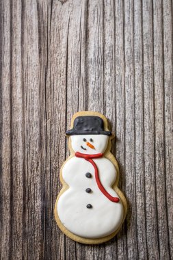 Tahta masada Noel kurabiyeleri