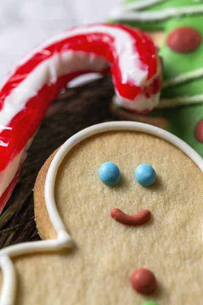 Tahta masada Noel kurabiyeleri