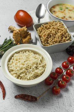 Sebzeli pilav. Tipik Asya gıda