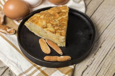 Lezzetli patates omlet 