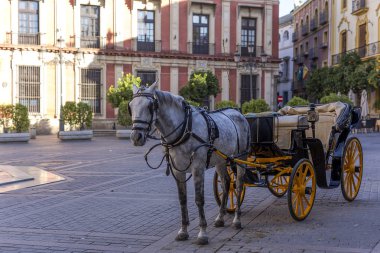 Seville. İspanya. tipik mimari