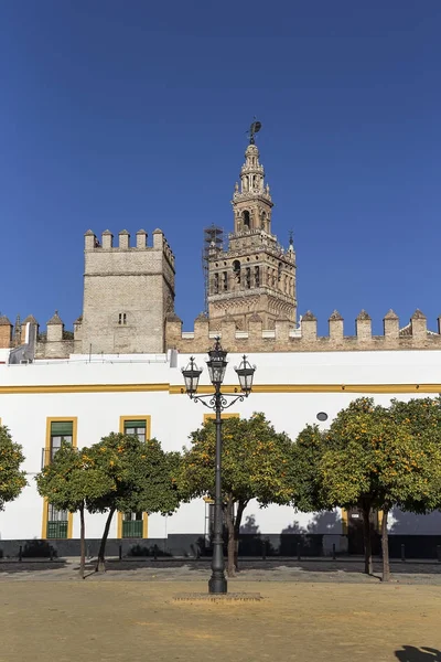 Sevilla. Spanien. typisk arkitektur — Stockfoto