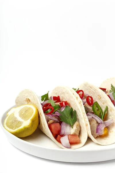 Homemade Mexican Tacos — стокове фото