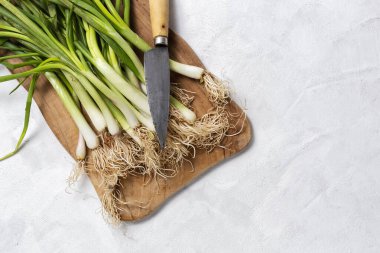 Beyaz arka planda taze kırmızı ve beyaz soğan. Vejetaryen yemeği. Yiyecek.