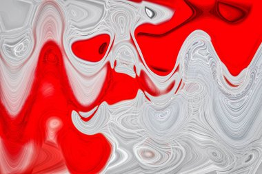 Renkli soyut arka plan. Kırmızı, sarı, yeşil, beyaz, siyah, sarı 3D