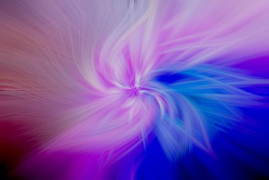 Mor mavi çevirmeli soyut fraktal arkaplan