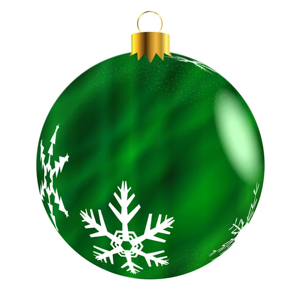 Zelený strom dekorace — Stockový vektor