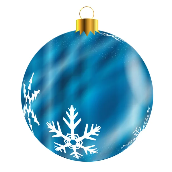 Decorazione albero blu — Vettoriale Stock