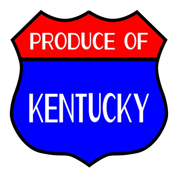 Produceren van Kentucky — Stockvector