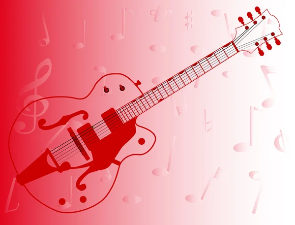 Country Pickers Guitare Aperçu — Image vectorielle