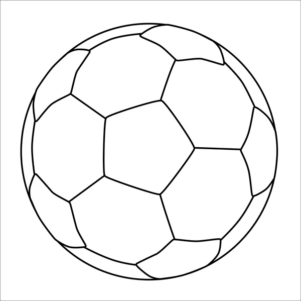 Ganz weißer Bootball — Stockvektor