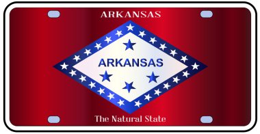 Arkansas devlet plaka bayrağı