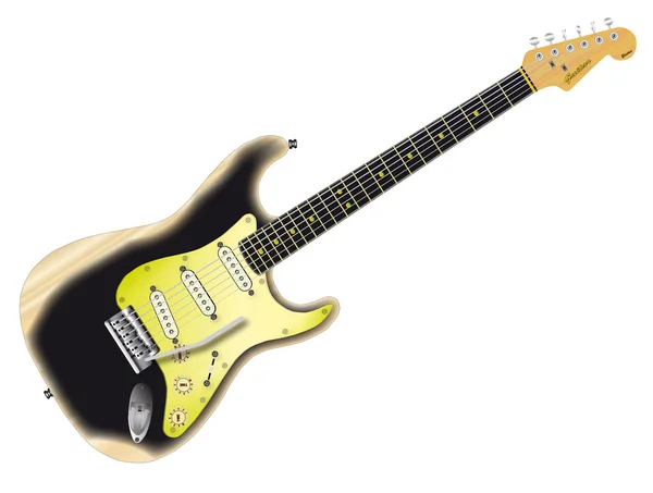 Silniční nosí elektrická kytara — Stockový vektor
