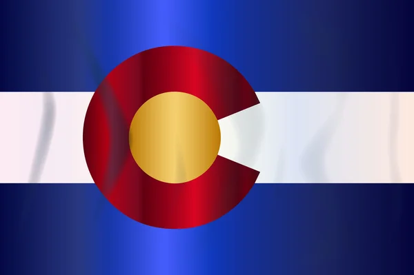 コロラド州の州の旗 — ストックベクタ