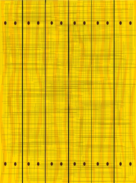 Fundo Grunge de madeira amarelo —  Vetores de Stock