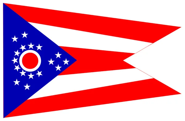 오하이오 국가의 국기 — 스톡 벡터