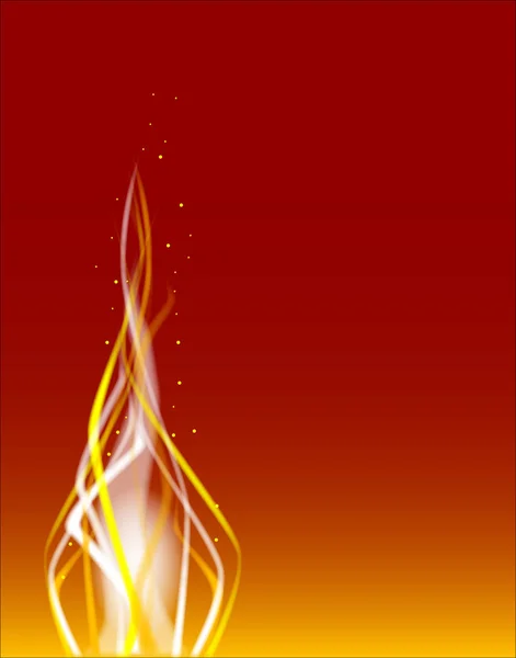 Dancing Fire Background — Stock Vector